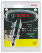 Набор бит Bosch 9 предметов + карманная отвертка 2607019510 купить по цене 1 330 р