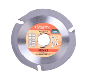 Диск пильный Sturm по дереву/пластику/гипсокартону 125х22.2мм, 3зуба 9020-125-22-3T от 10.09.2020 15