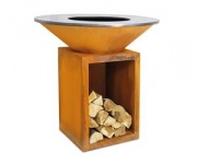 Дровяной гриль-очаг OFYR Classic Storage 100-100 с поленницей OCS-100-100 от 10.09.2020 12:56:50