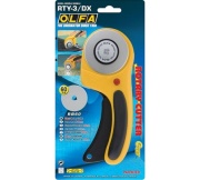Нож с круговым лезвием OLFA с пистолетной рукояткой, фиксатор, 60мм OL-RTY-3/DX купить по цене 3 590 р