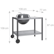 Гриль угольный Dancook 1500 с поверхностью для готовки C22SC0213 купить по цене 47 000 р