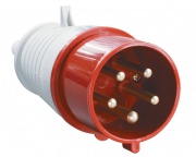 Вилка IEK эл. каб. 32А 3P+PE+N 380В IP44 ССИ-025 PSR02-032-5 23958 купить по цене 296 р