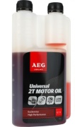 Масло 2-х тактное AEG Universal Motor Oil API TC 1л минеральное, дозатор 30744 купить по цене 550 р