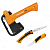 Топор Fiskars универсальный X5+пила+нож 1057912 купить по цене 10 025 р