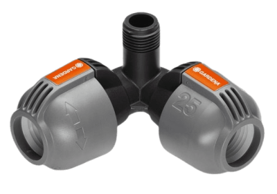 Соединитель GARDENA L-обр. угл. 25 мм x 1/2” - нар. резьба 02782-20.000.00 купить по цене 827 р