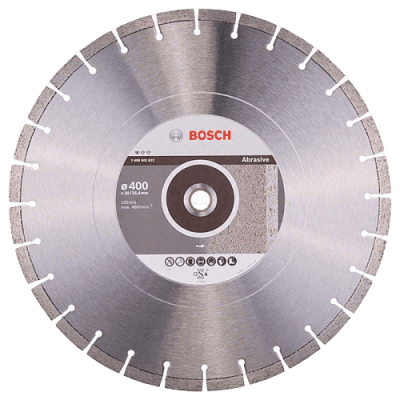 Диск алмазный Bosch 400x20/25,4мм Pf Abrasive 2608602622 купить по цене 8 030 р