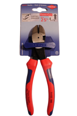 Бокорезы KNIPEX KRAFT силовые 180 мм KN-7402180SL купить по цене 5 780 р