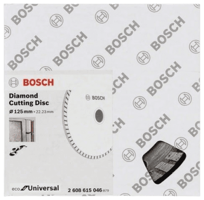 Диск алмазный Bosch 125x22,23мм ECO Universal Turbo 10шт 2608615046 купить по цене 6 825 р