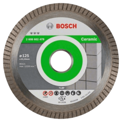 Диск алмазный Bosch 125x22мм Bf Ceramic 2608602479 купить по цене 2 975 р