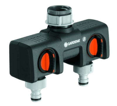 Распределитель GARDENA 2-х канальный 3/4"-1" 08193-20.000.00 купить по цене 3 048 р
