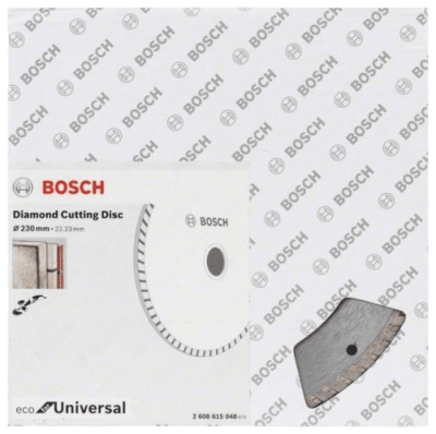 Диск алмазный Bosch 230x22,23мм ECO Universal Turbo 10шт 2608615048 купить по цене 20 800 р