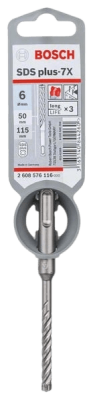 Бур Bosch SDS-Plus-7X 6x50x115 мм 2608576116 купить по цене 665 р