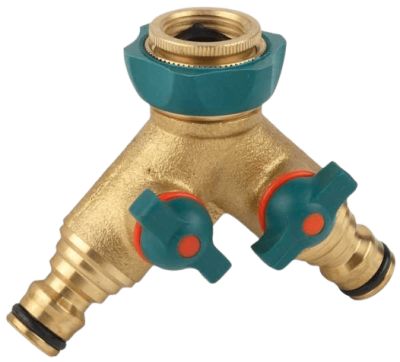 Распределитель RACO Profi, латунный, 2х канальный 4244-55132B купить по цене 895 р