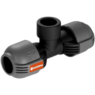 Соединитель GARDENA T-образный 25 мм x 3/4” - внутр резьб 02790-20.000.00 купить по цене 827 р